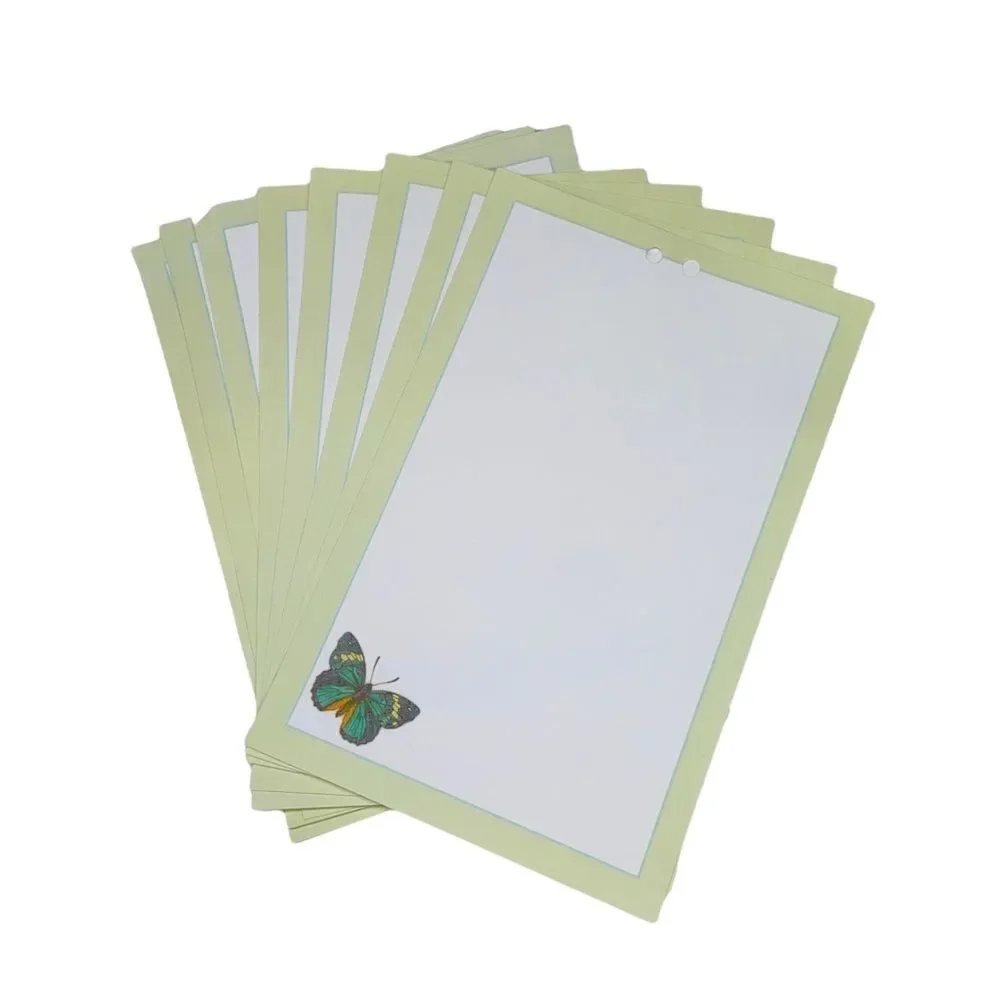 10/$25🦋 Ampad 10-Pack Butterfly Create Your Own Designer Invitations Kit